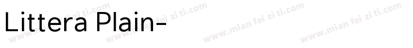 Littera Plain字体转换